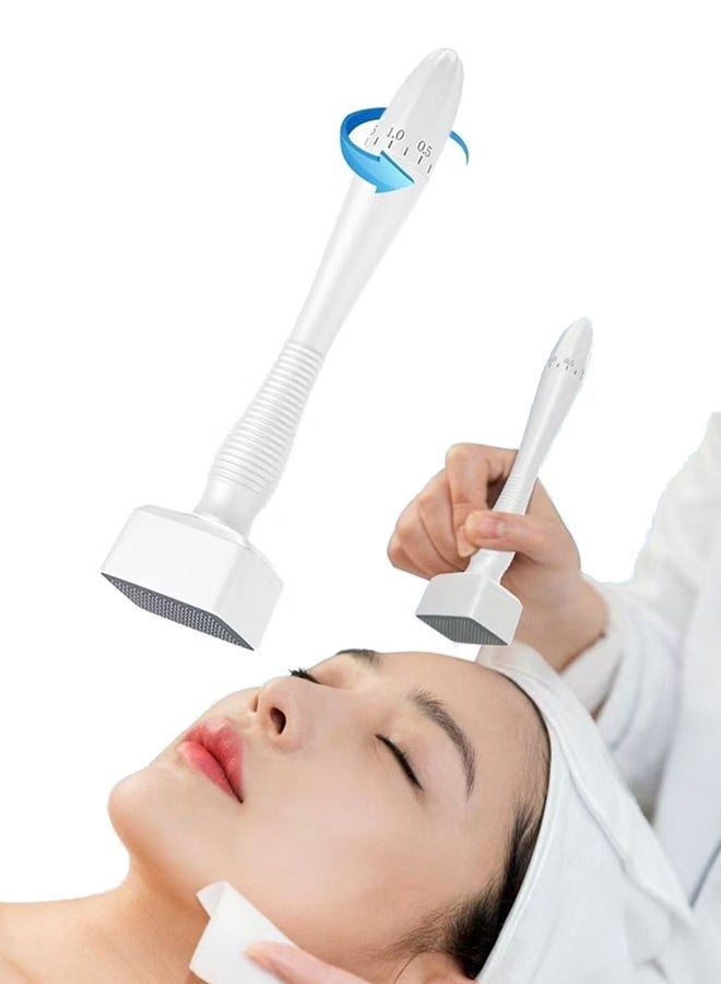 ليزيتشو ديرما ستامب احترافي مع 140 إبرة و طول الإبرة قابل للتعديل 0-3.0mm — أفضل أداة للعناية بالبشرة و دعم نمو اللحية و دعم نمو الشعر بتقنية الوخز بالإبر الدقيقة المصنوعة من التيتانيوم. - Image 1